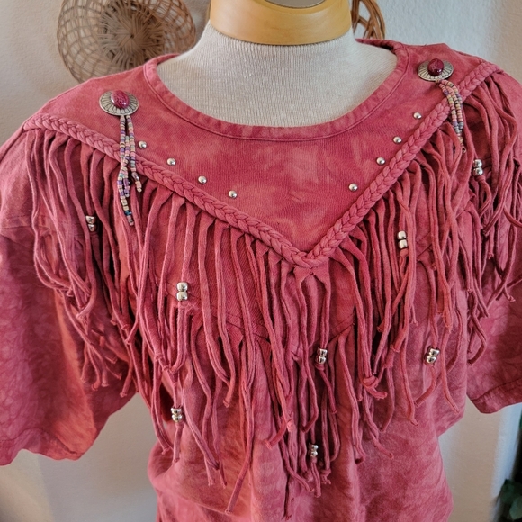 Expose 2 Piece Fringe Western Sportswear Set - Picture 2 of 9